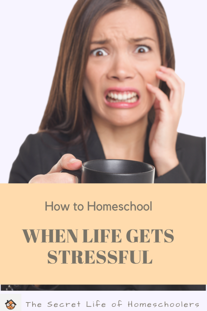 Homeschooling when life is stressful