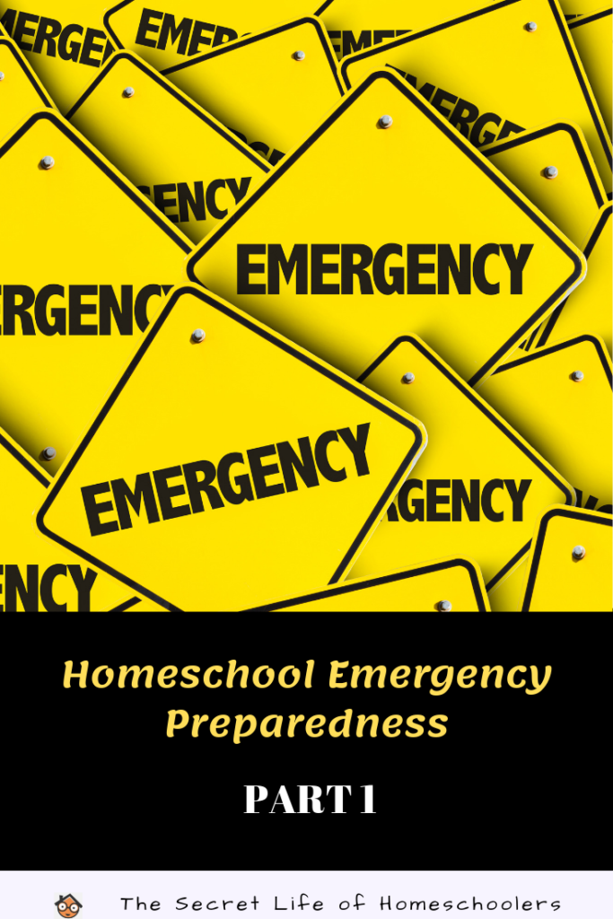 homeschool emergency preparedness