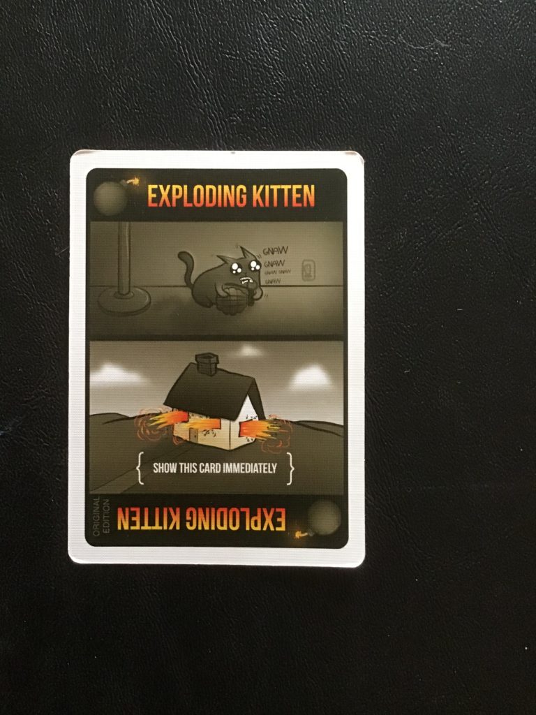 Exploding kittens game