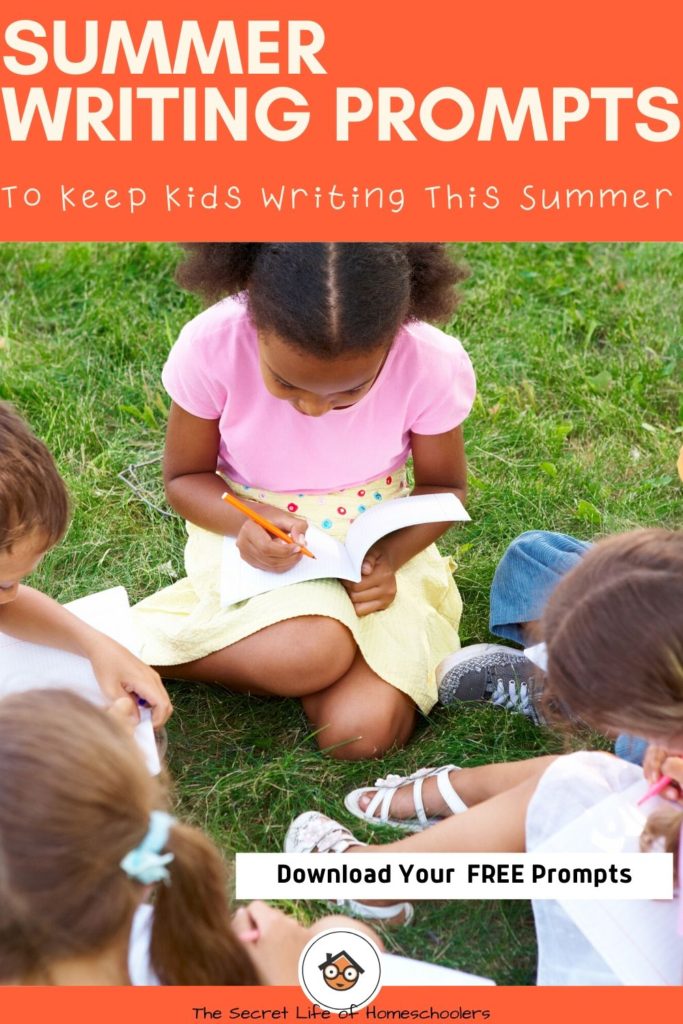 Summer Writing Prompts to Keep Kids Writing - The Secret Life of ...