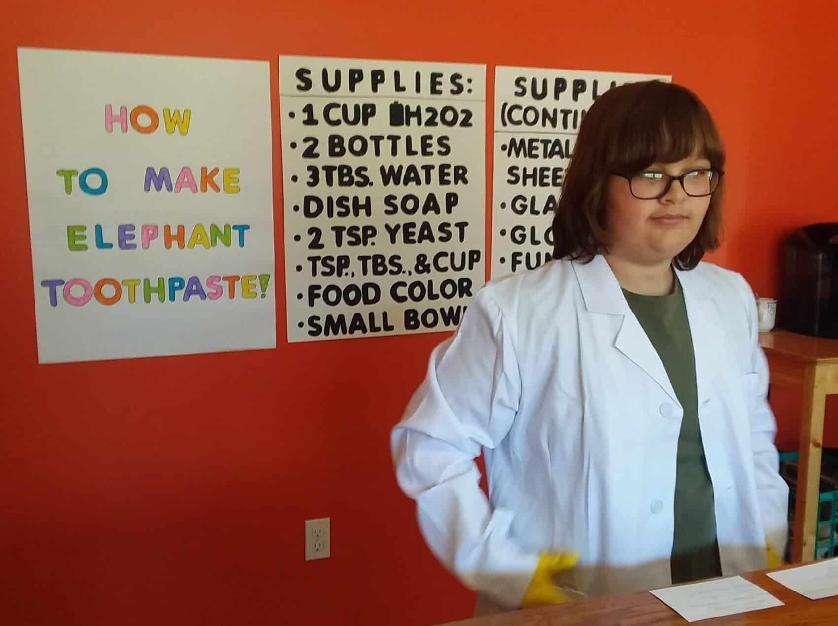 Mathspig Blog Toothpaste Science Fun with Elephant Toothpaste - The Secret Life of Homeschoolers