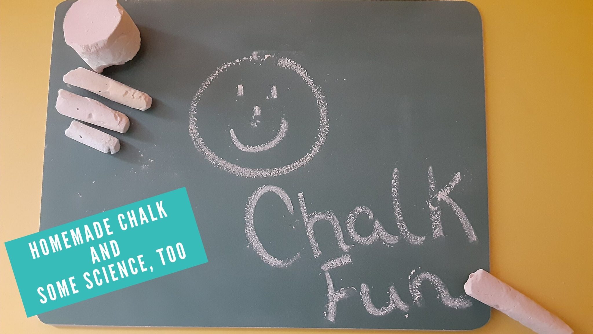 Homemade Chalk Fun - The Secret Life of Homeschoolers