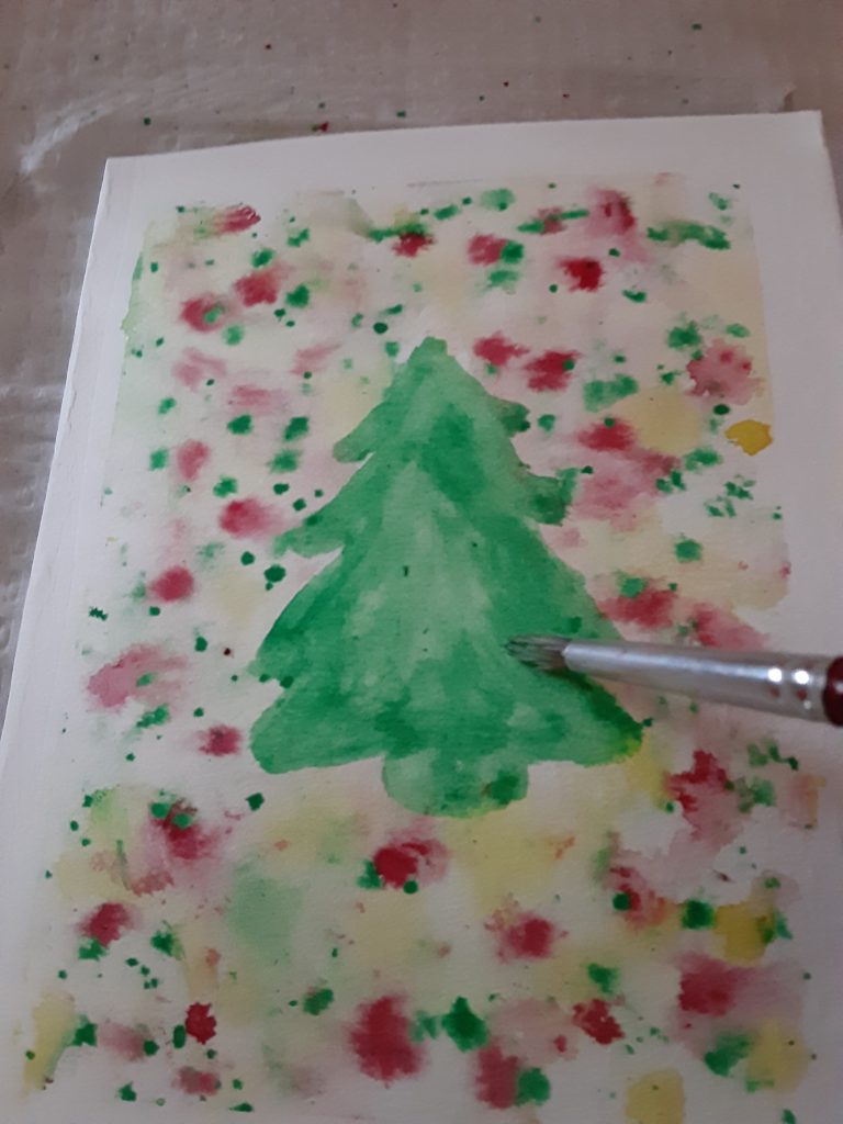 watercolor activity for teens