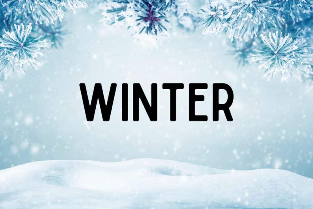 winter writing prompts