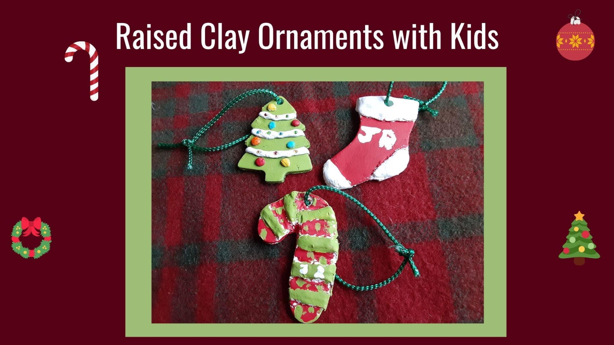 You are currently viewing Simple Raised Clay Ornaments