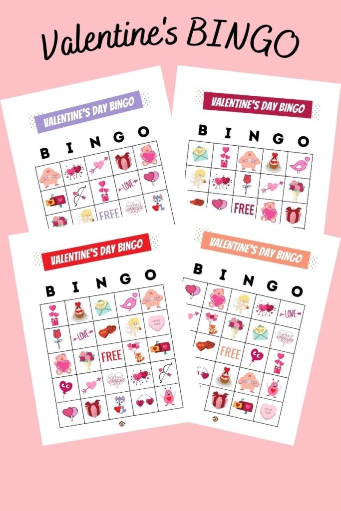 Valentine's Day BINGO Cards