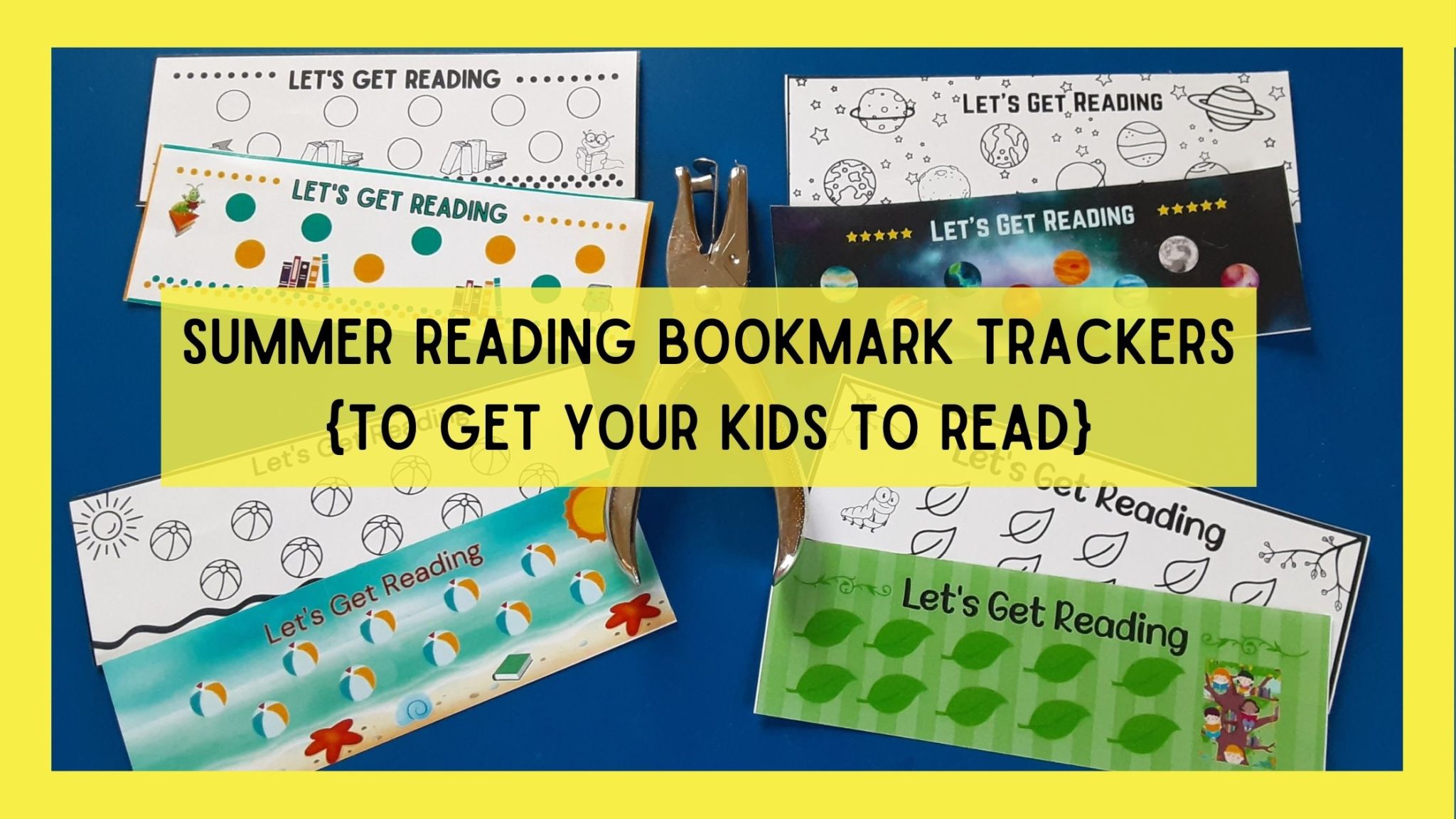 You are currently viewing Super Summer Reading Bookmark Trackers {To Get Your Kids to Read}