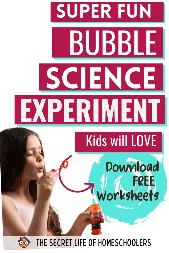 bubble science experiment for kids