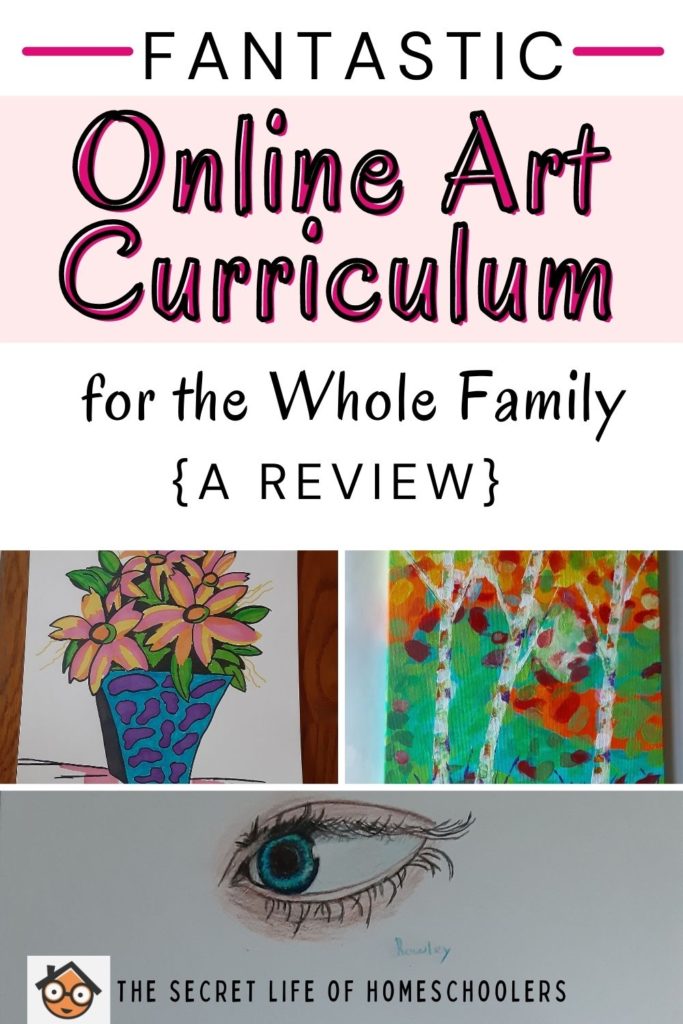 online art curriculum for homeschoolers