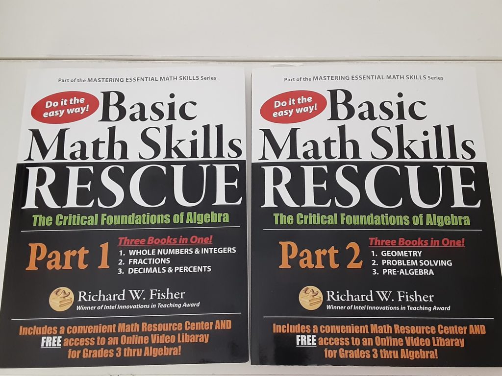 Math Essentials Basic Math Skills Rescue books