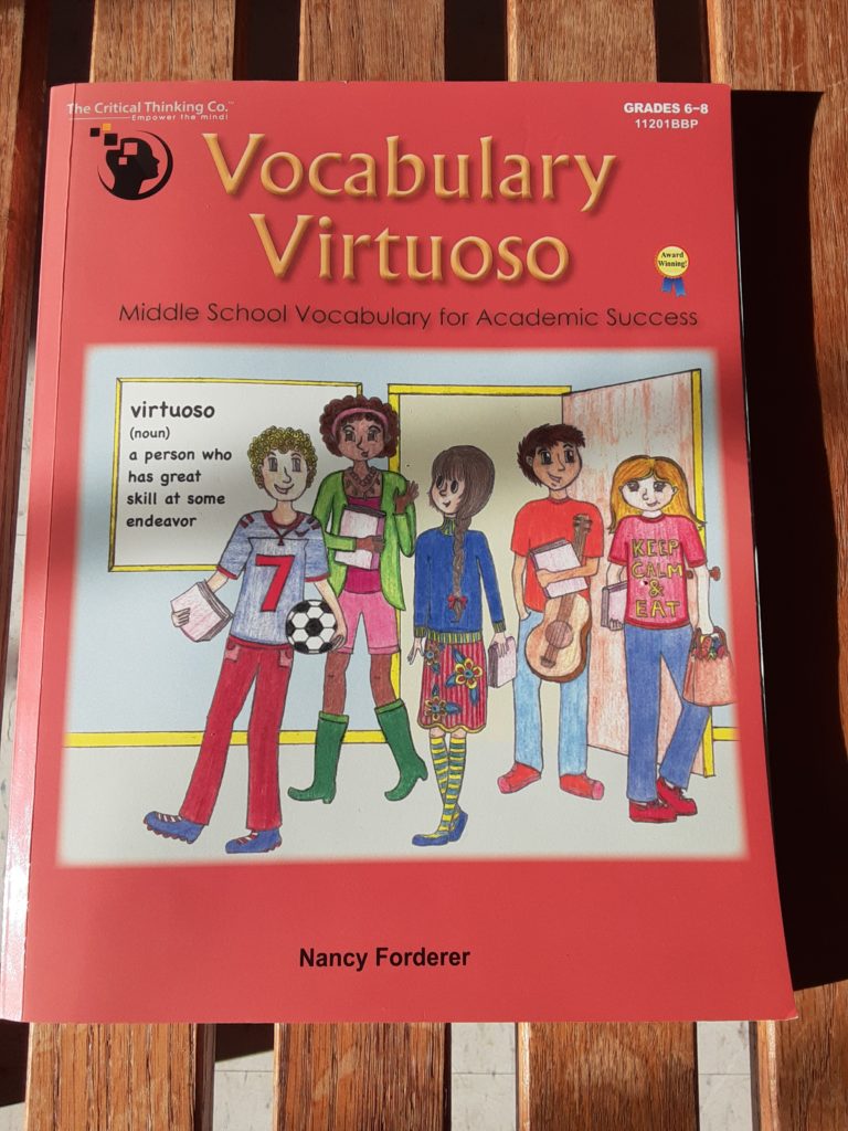vocabulary book for middle school