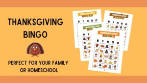 Read more about the article Thanksgiving BINGO: A Fun Game for Your Family or Homeschool