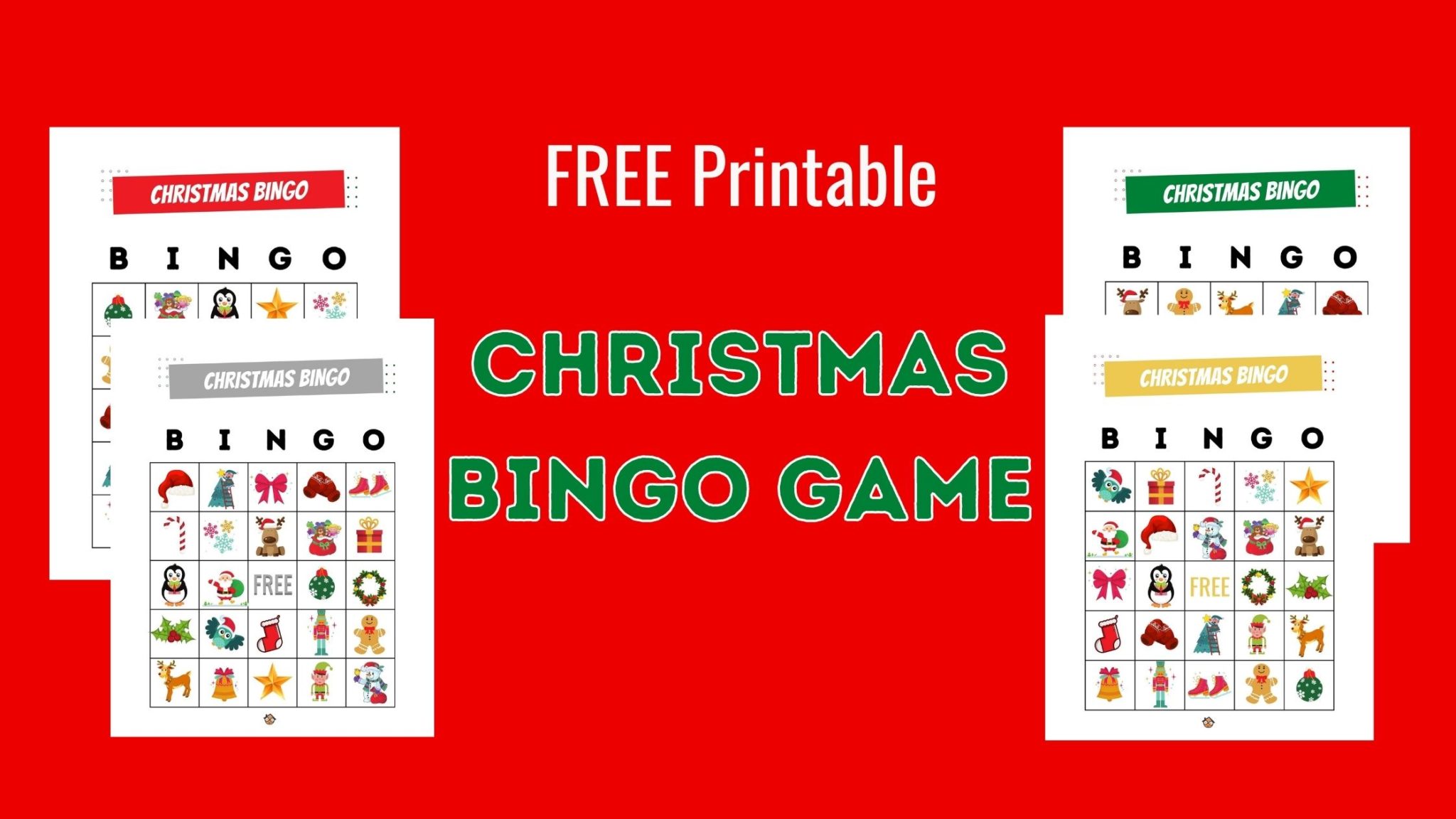You are currently viewing Printable Christmas BINGO Game for Some Family Fun
