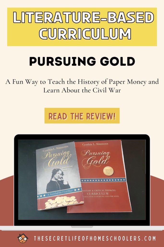 History of Paper Money curriculum and novel pin