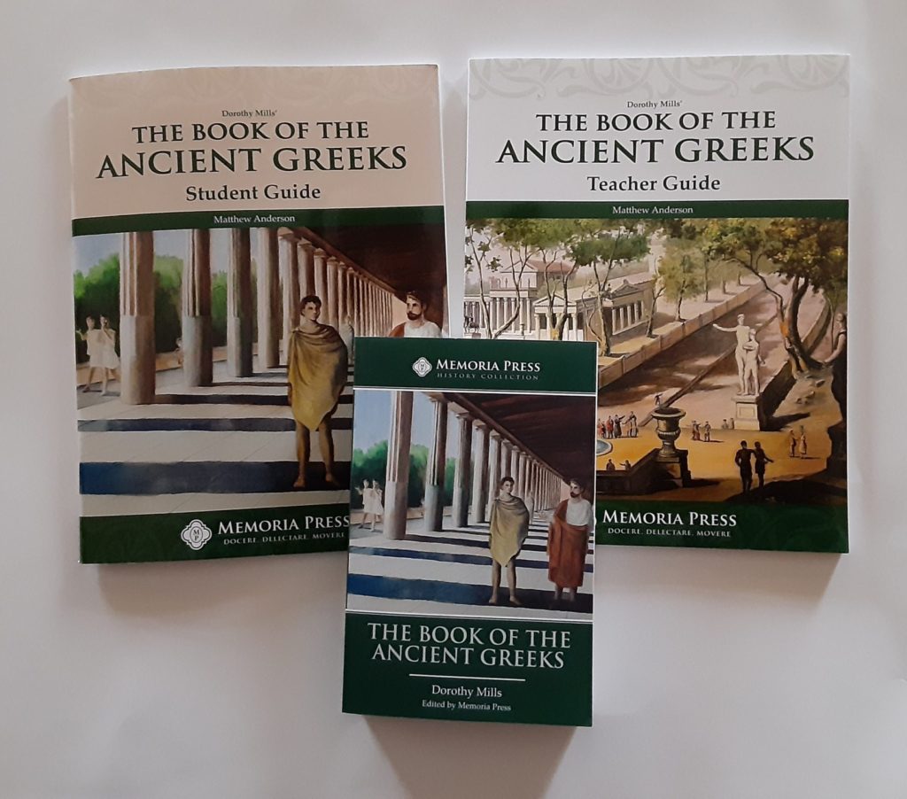 teacher guide, student guide, and text for this history program on the Ancient Greeks