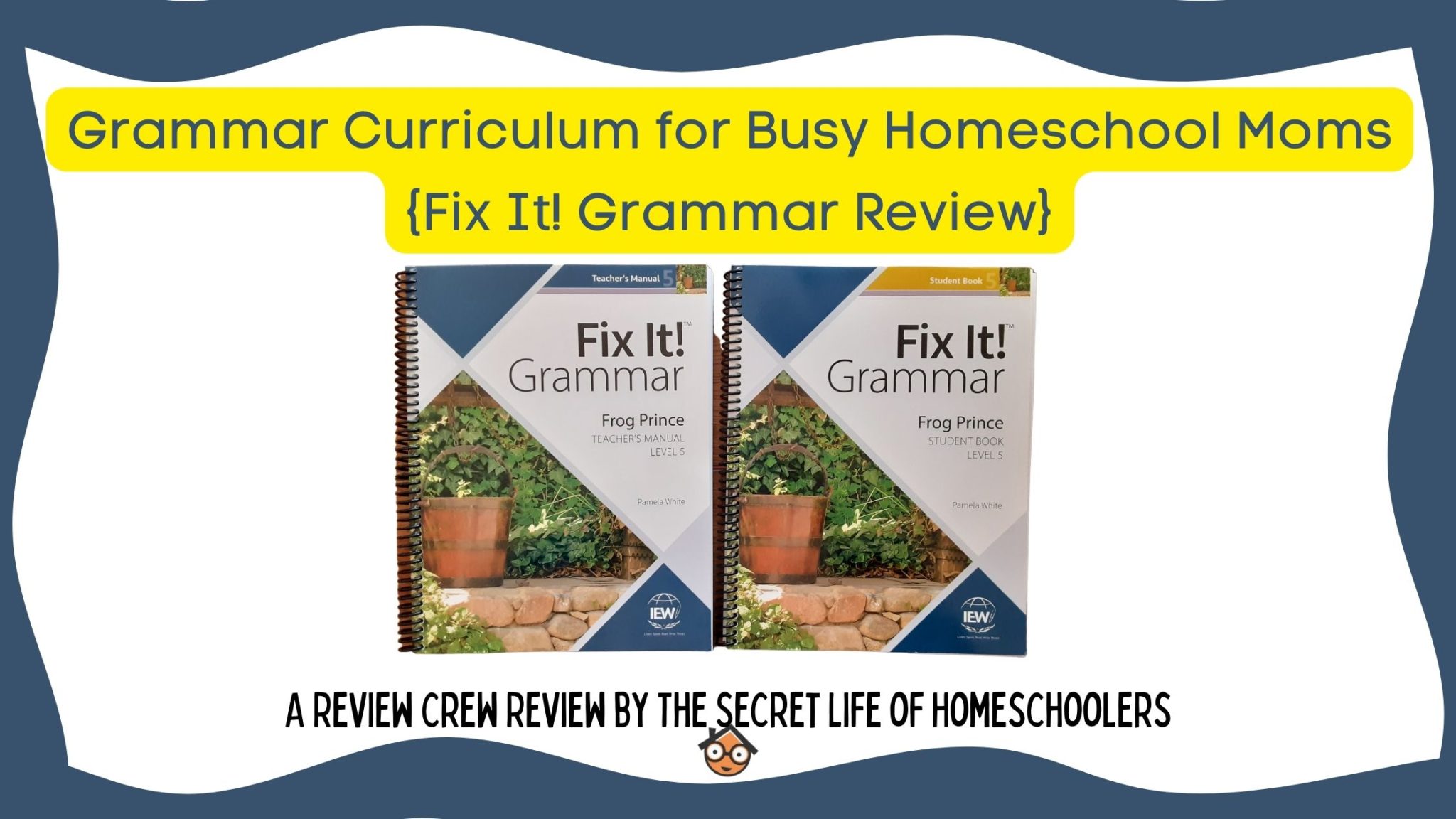 Read more about the article Grammar Curriculum for Busy Homeschool Moms {Fix It! Grammar Review}