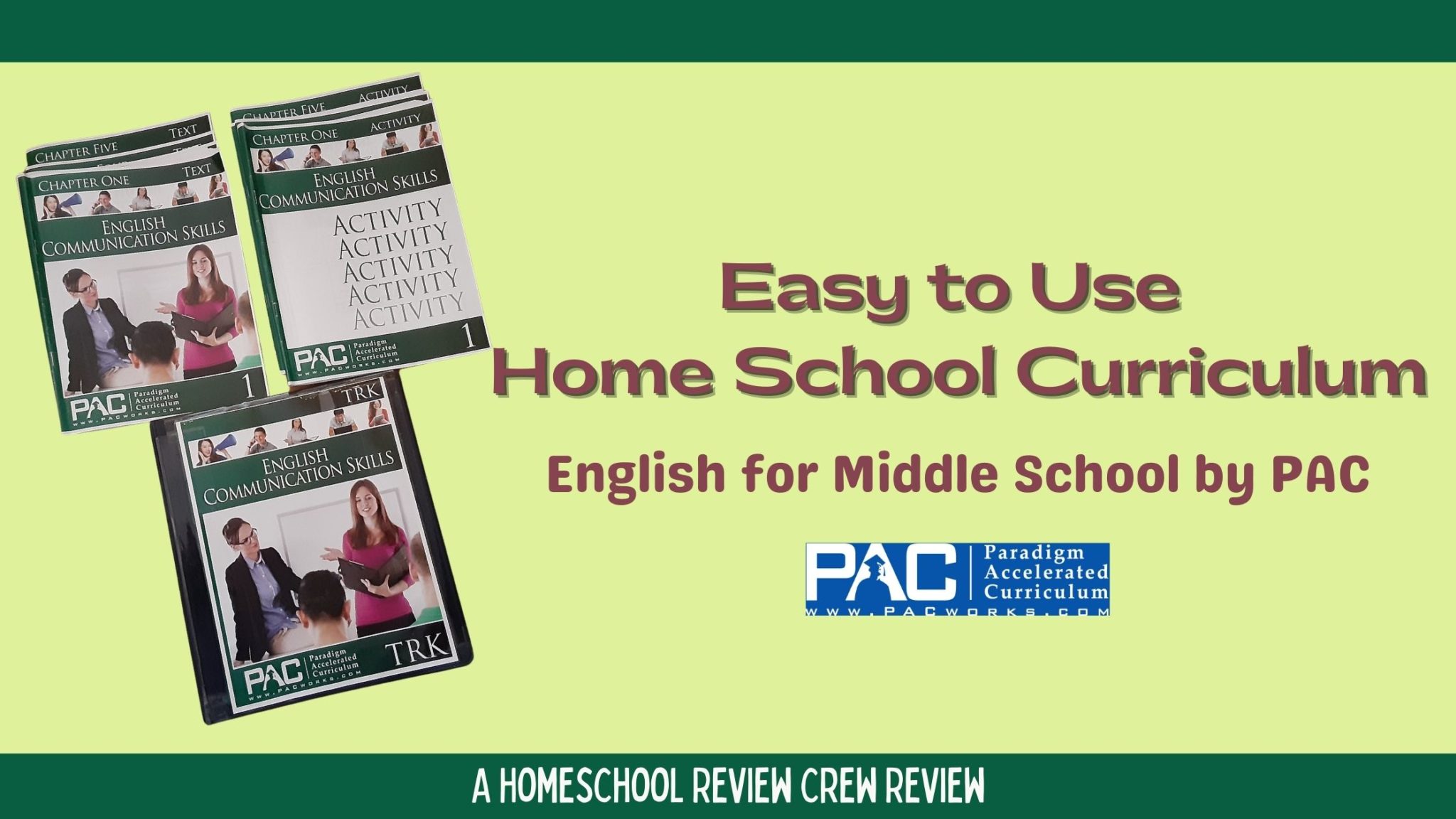 You are currently viewing Easy to Use Home School Curriculum: English  for Your Middle Schooler by PAC