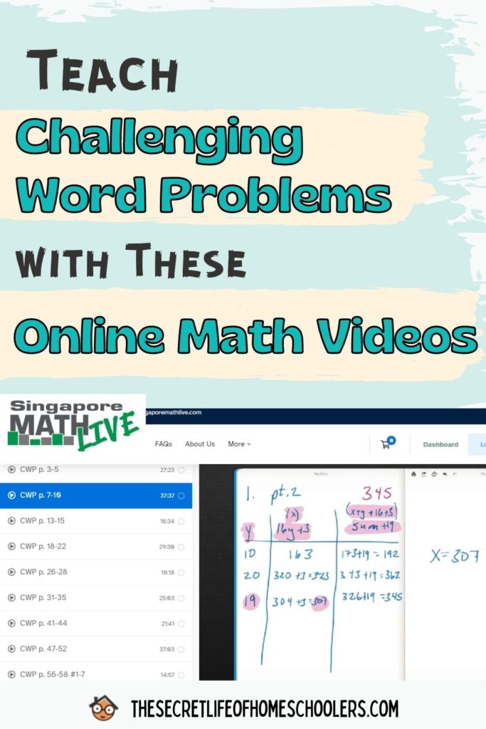 online math videos by Singapore Math Live