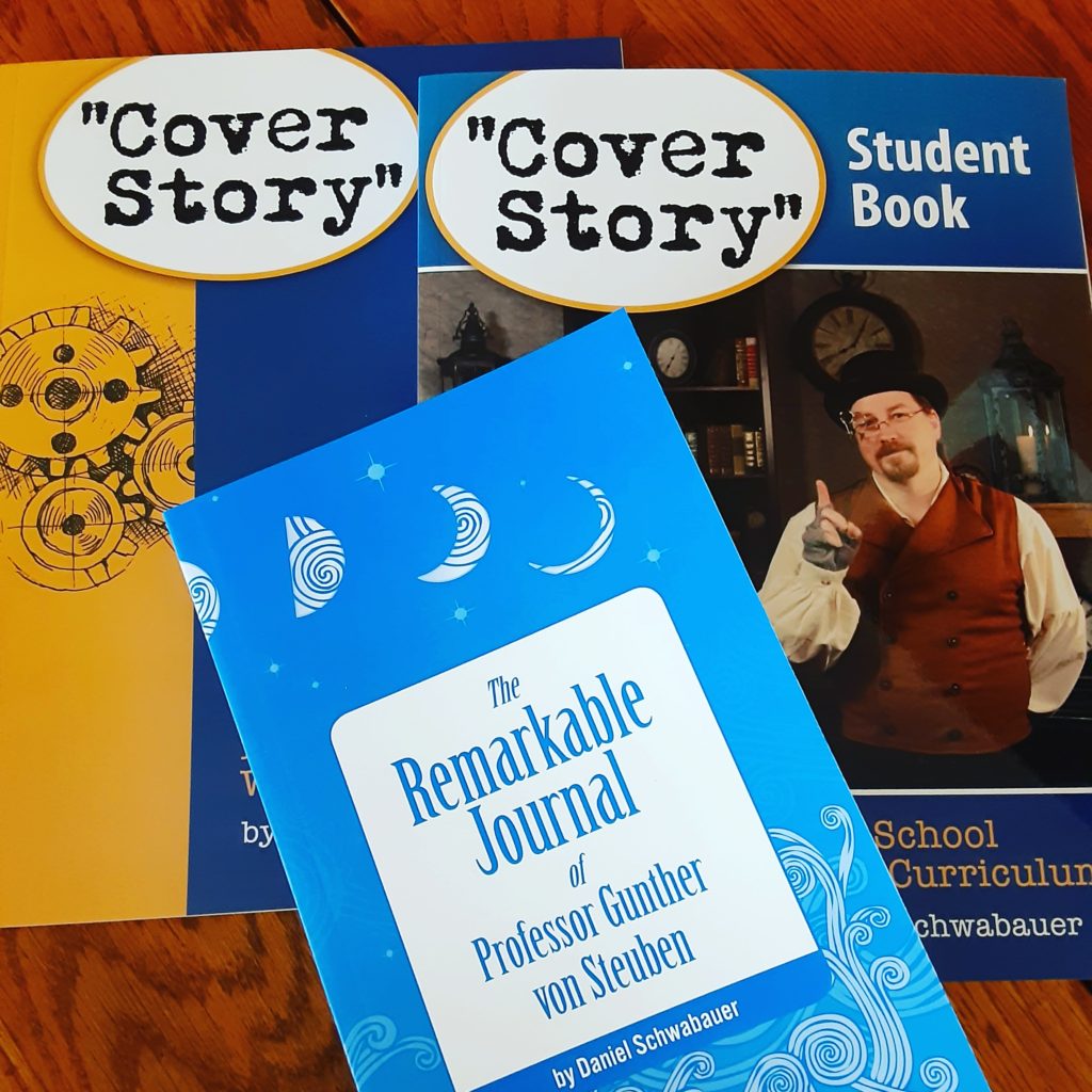Student book, journal, and teacher book for this creative writing curriculum, 10th grade curriculum
