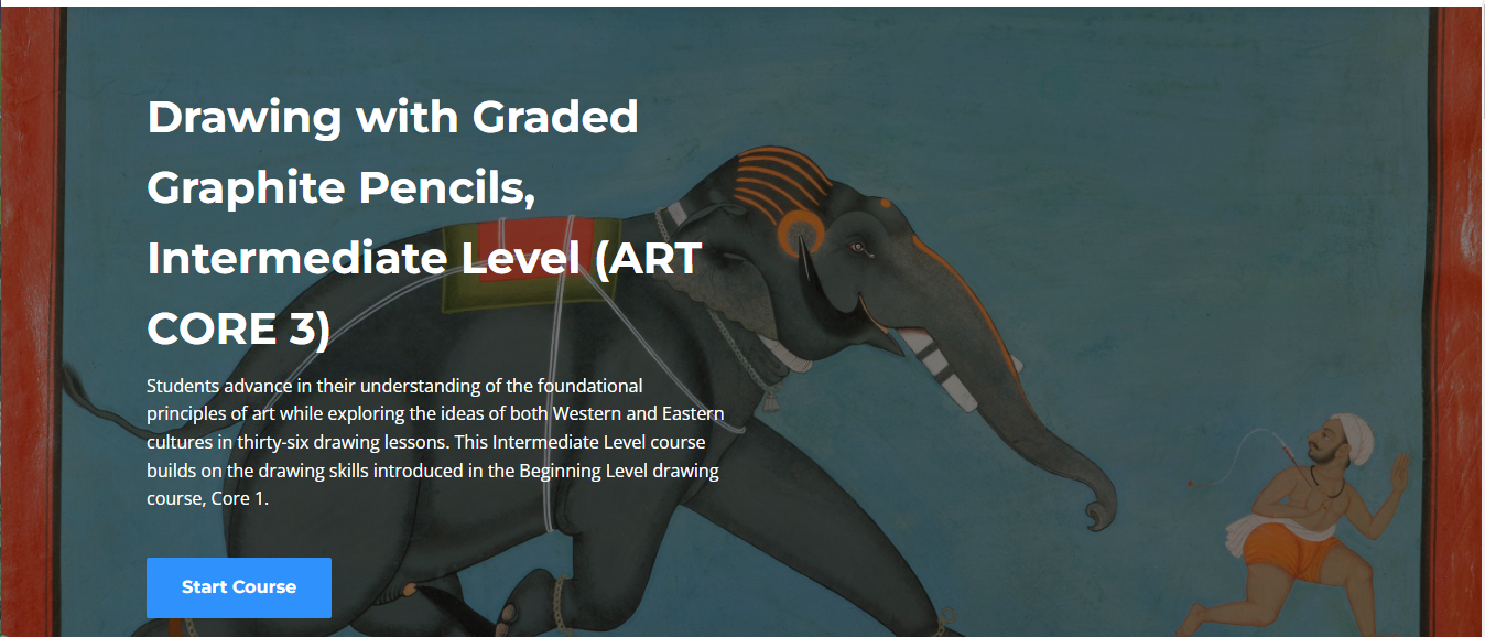 look inside the drawing course for middle schoolers
