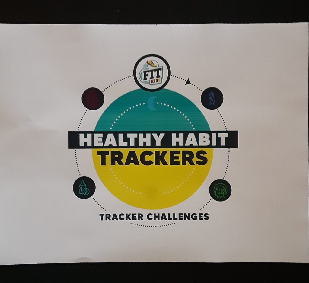 PE activities for kids, Healthy Habits Tracker Cover Page