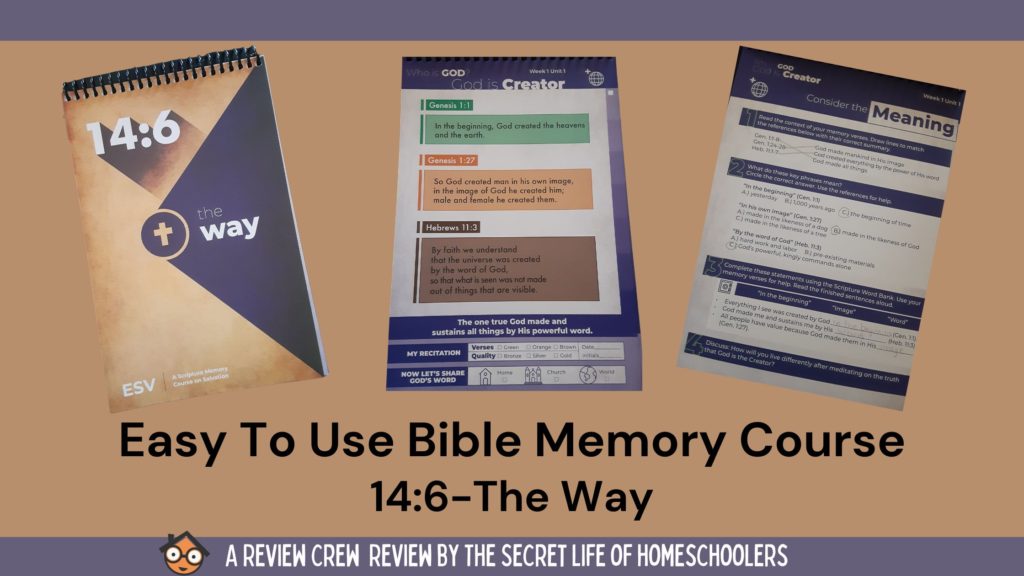 An Easy-to-Use Bible Memory Course with 14:6 The Way {A Review} - The ...
