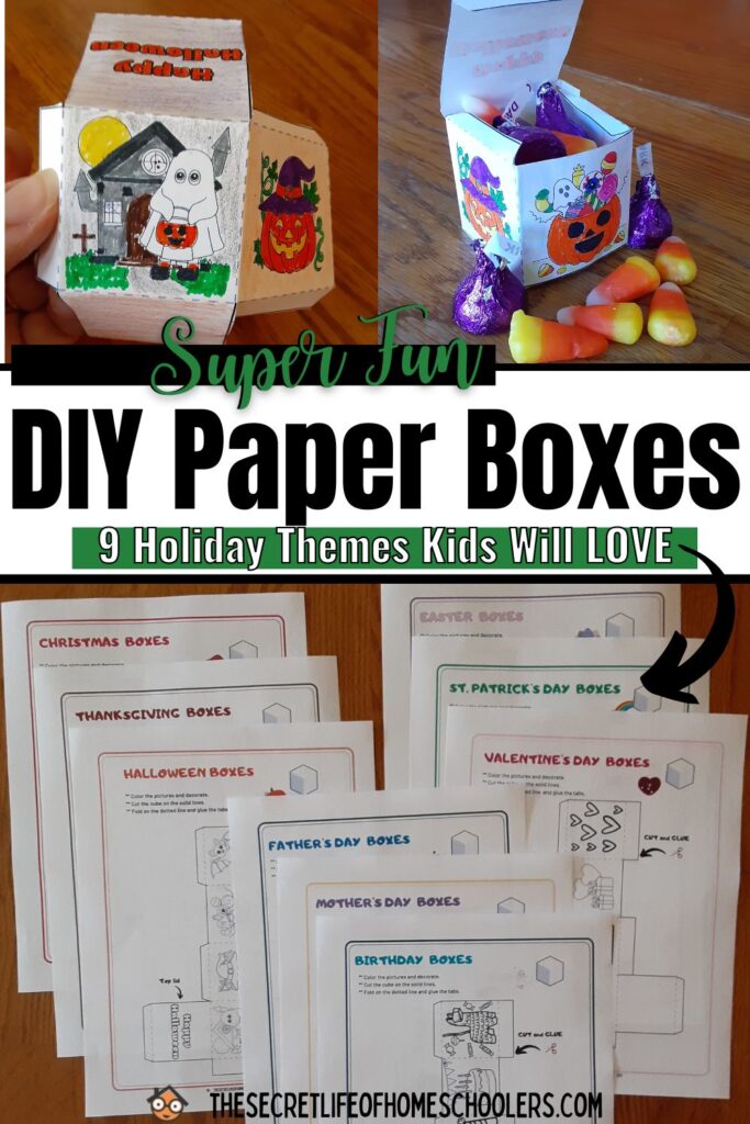 homemade paper boxes