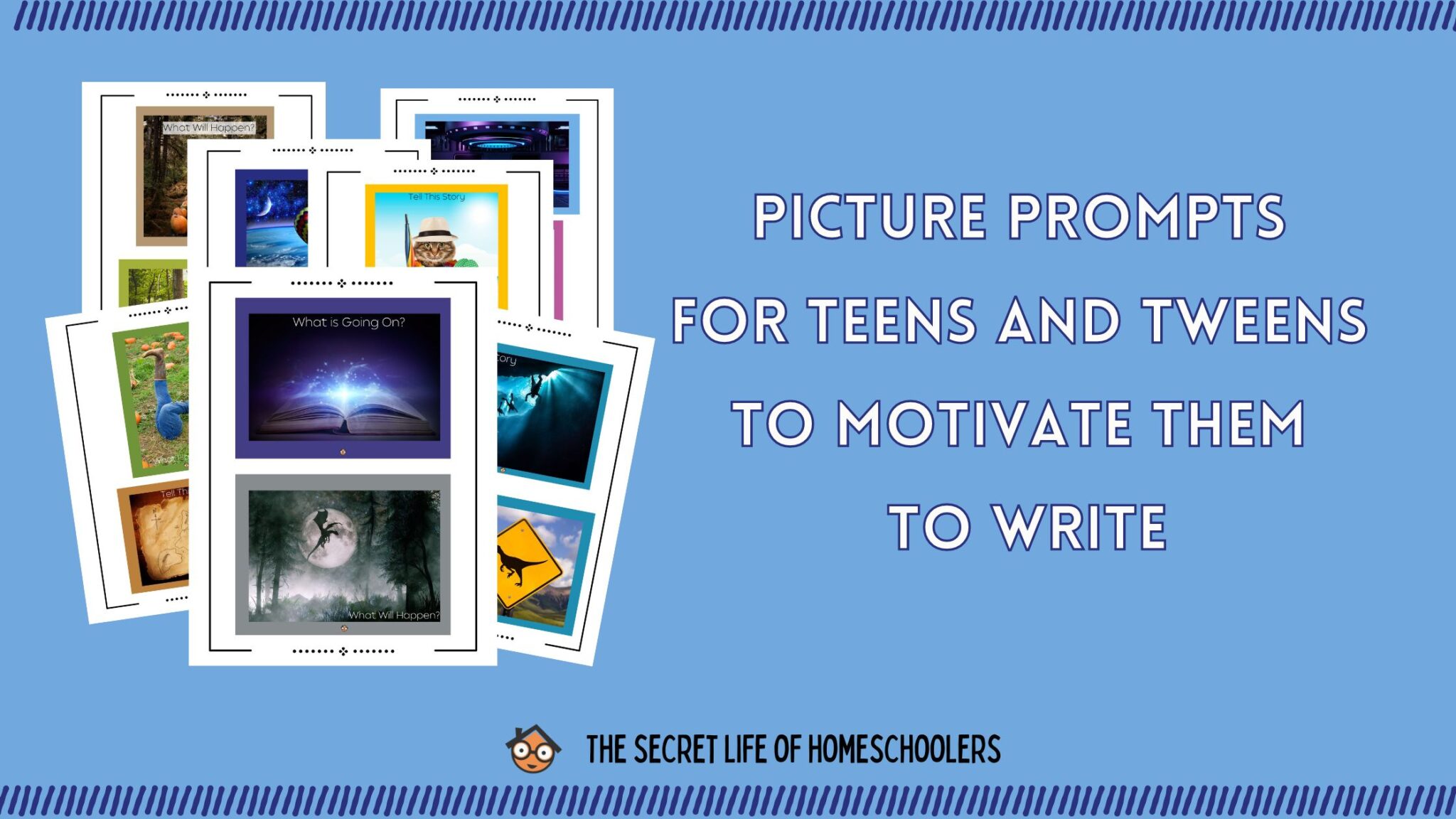 Read more about the article 14 Picture Prompts for Teens and Tweens to Motivated Them to Write