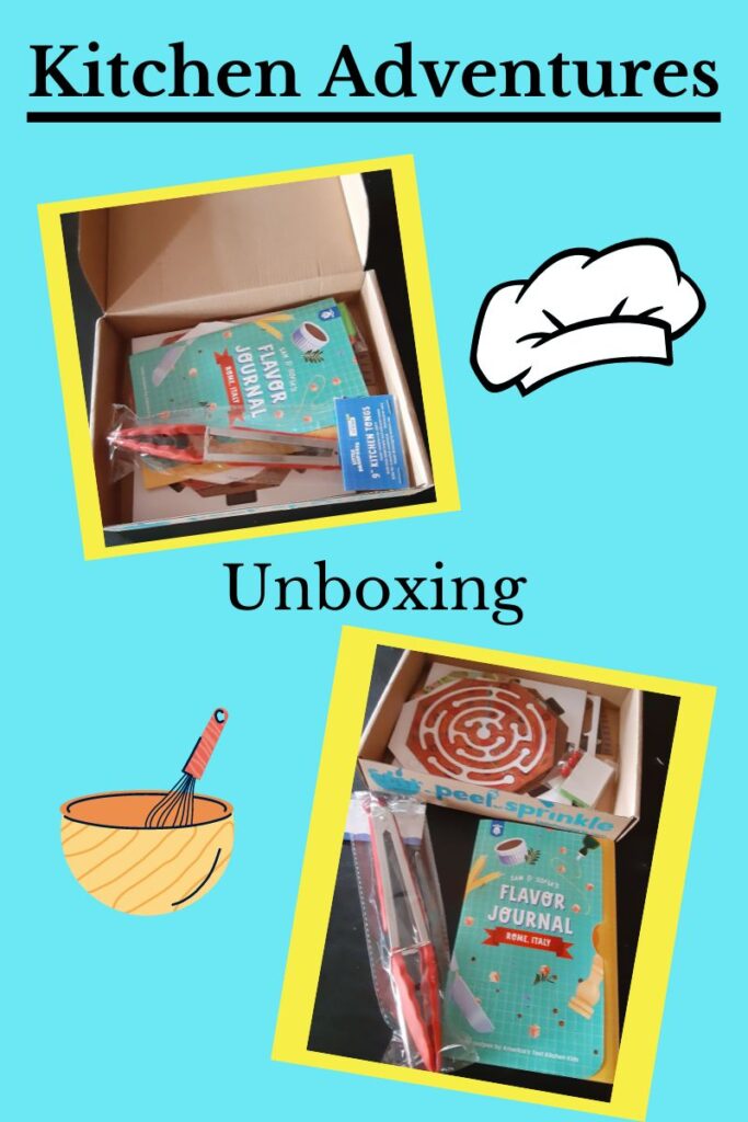 Kitchen Adventures Subscription box for Rome, Italy by Little Passports