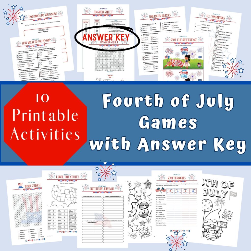 4th of July Activities and Games