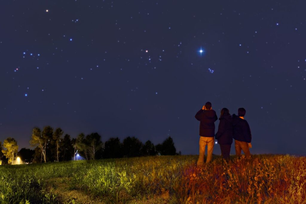 stargazing with teens for 4th of July