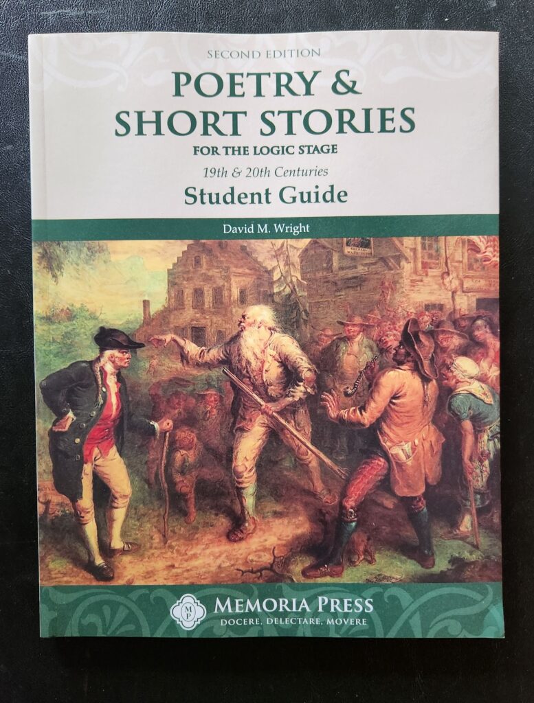 English curriculum; 9th grade literature book for short stories and poetry.