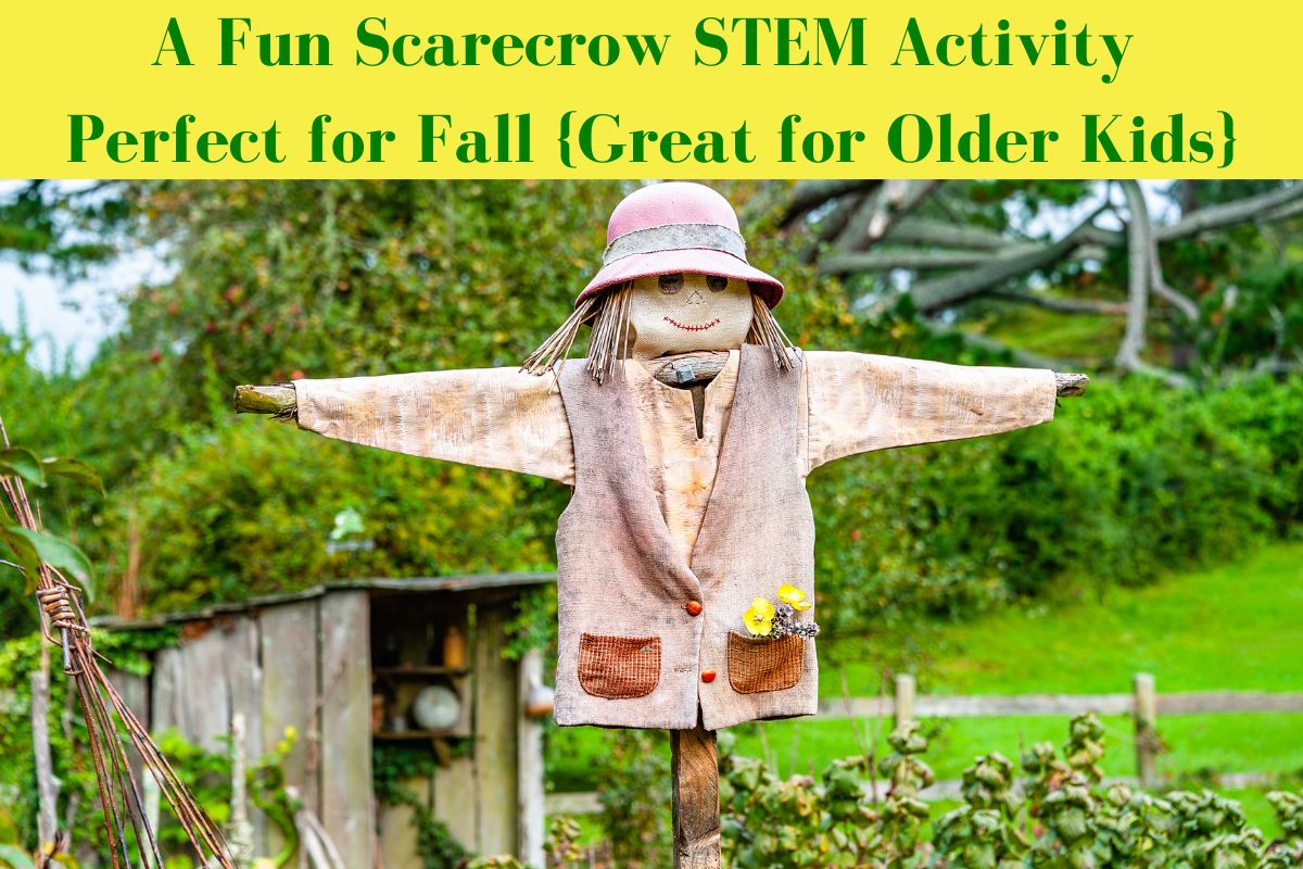 You are currently viewing A Fun Scarecrow STEM Activity Perfect for Fall {Great for Older Kids}