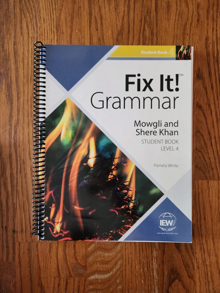 homeschool grammar curriculum IEW