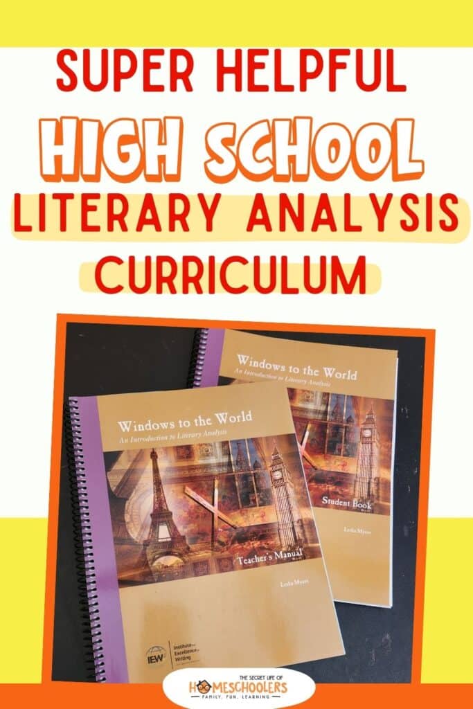 High school literature curriculum
