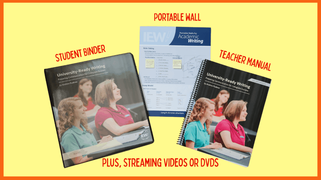 university ready writing materials