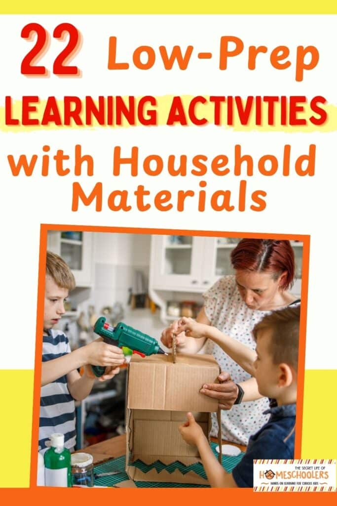 learning homeschool activity ideas pin